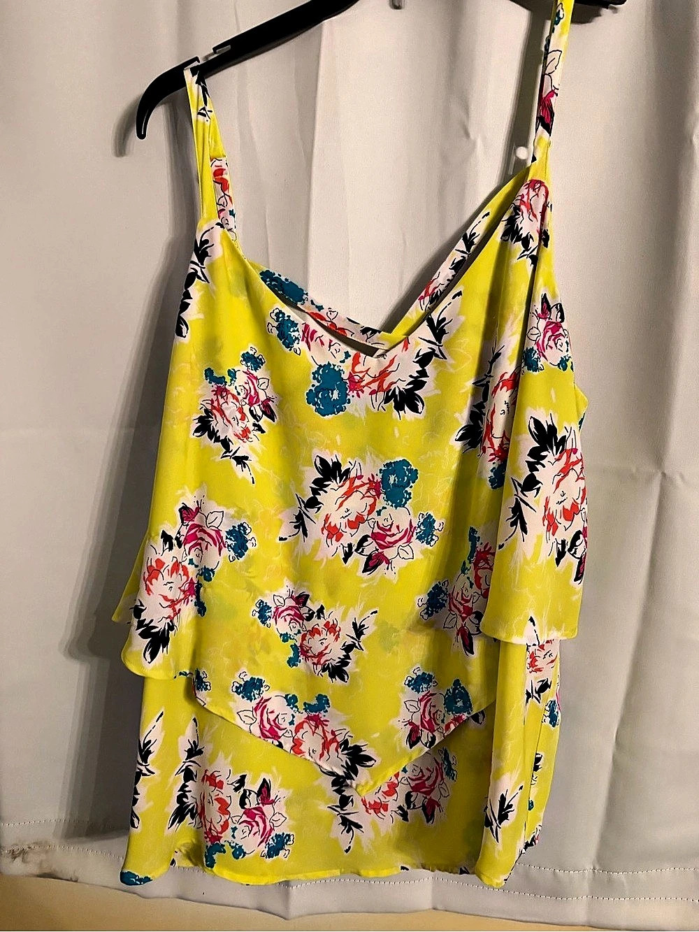 Floral Layered Camisole in Yellow